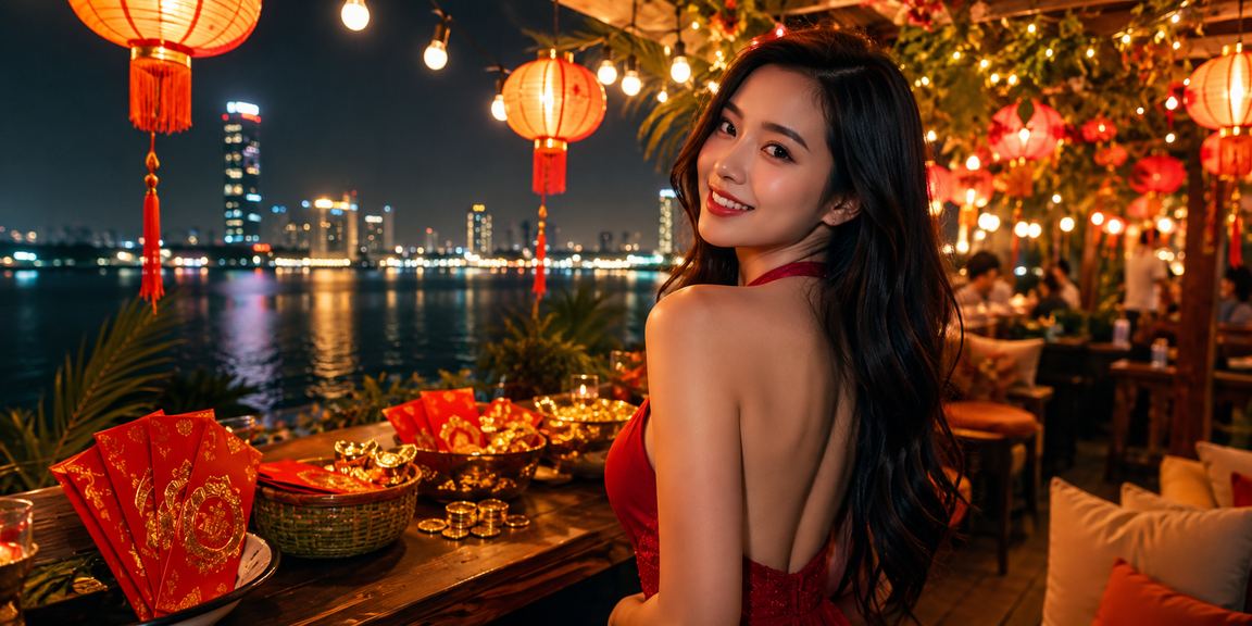 Không khí lễ hội đêm Hà Nội với bao lì xì đỏ và jackpot đặc biệt