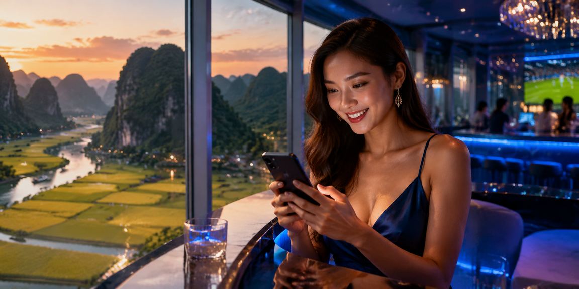 Người chơi sử dụng điện thoại để nhận và áp dụng voucher casino tại Ninh Bình
